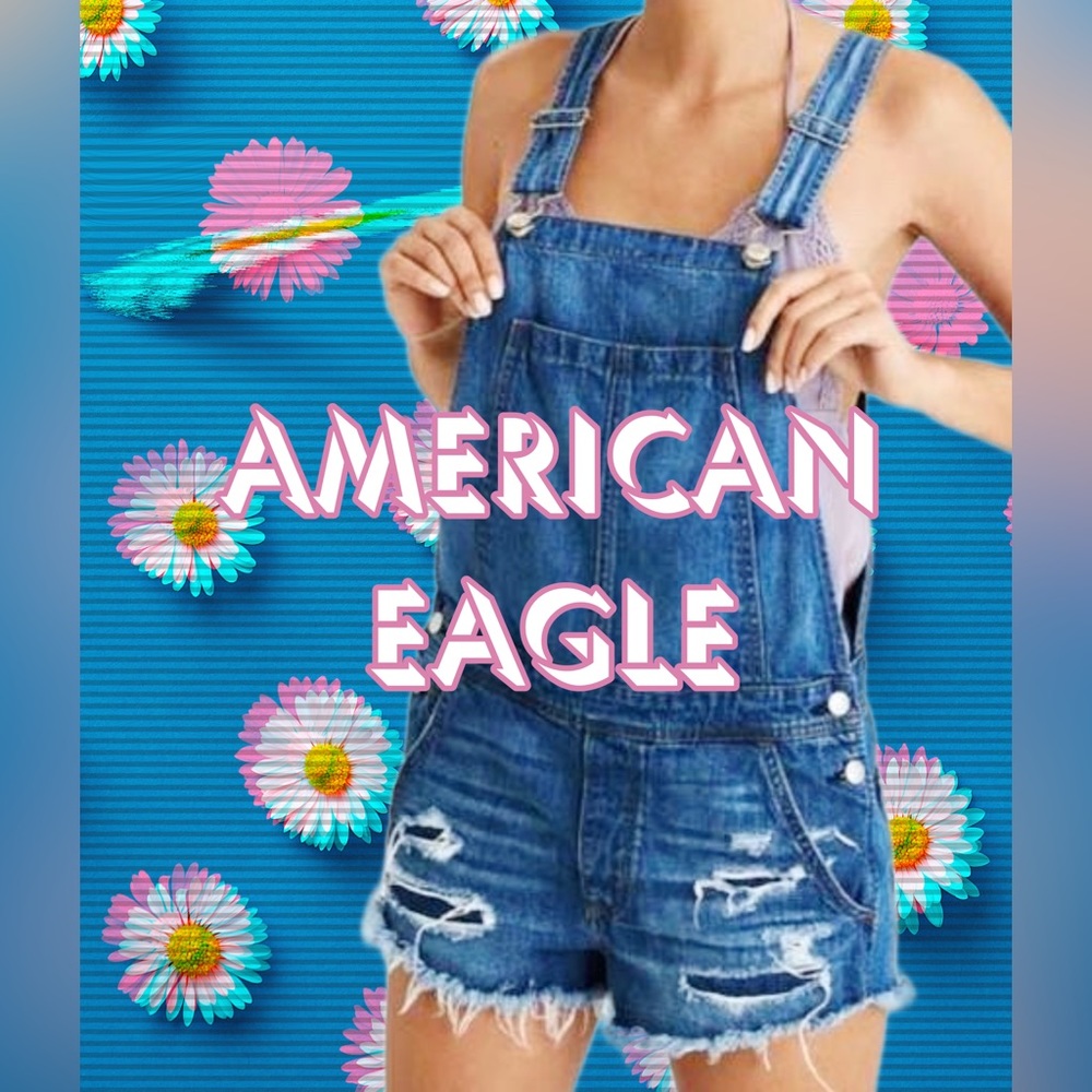 American Eagle Overalls (shorts)
